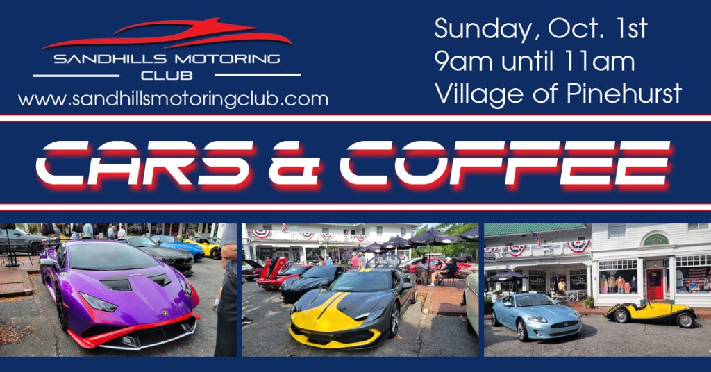 Cars & Coffee - Oct. 1st in the Village